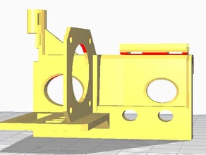 bmg ender 3 v6 entraînement direct chariot x bltouch L'imprimante 3d de pièces 3d print model - Mito3D