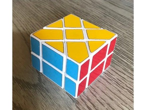fisher 2x3x3 puzzles 3d puzzle brainteaser brain teaser cube rubik rubik's rubikcube rubiks rubikscube mod rubix twisty game cubes 3d print model - Mito3D