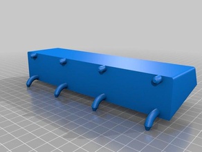 peg board shelf organization 3d print model - Mito3D