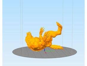 demorawolf creatures werewolf 3d print model - Mito3D