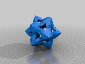 convexgeodesic6v modello 1 2 15 16 17 matematica arte geodetica 3d print model - Mito3D