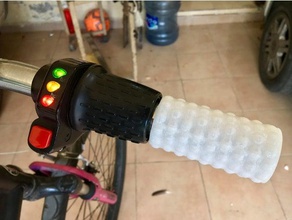 bicicleta de mango tpu deporte y al aire libre la el agarre manija empuñadura manillar filamento 3d print model - Mito3D