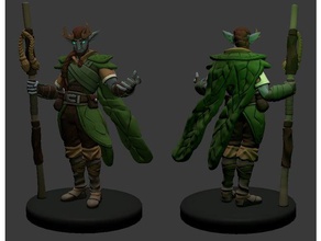 firbolg druid toy & game accessories 3dprintable dungeons dragons fantasy miniature tabletop 3d print model - Mito3D