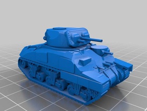 Kanada ram ıı tankı 3d print model - Mito3D