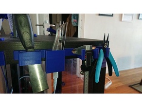 3d printer tool rack accessories caliper holder creality ender 3 3d print model - Mito3D