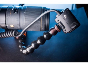 twin flash arm system canon mt-24ex camera eos loc line macro photography 3d print model - Mito3D