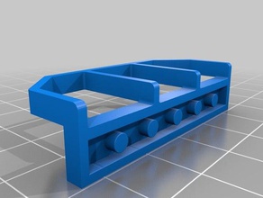lego train de main courante 6x1 le 3d print model - Mito3D