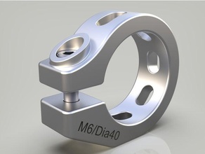 Rohr-Klemme 3 tools tube clamp 3d print model - Mito3D
