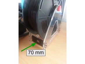 filament support anycubic 65 mm spools 3d printer accessories spool holder 3d print model - Mito3D