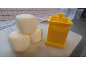 yumurta cuber mutfak ve yemek freecad yarattı küp marifet makine yps 3d print model - Mito3D