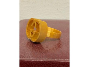 gucci ring rings fashion jewelry 3d print model - Mito3D