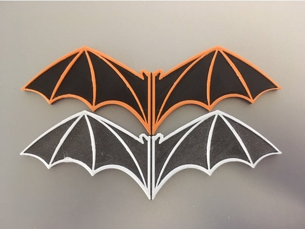 centenario valencia's magnet bat halloween murcielago valencia 3D print model - Mito3D