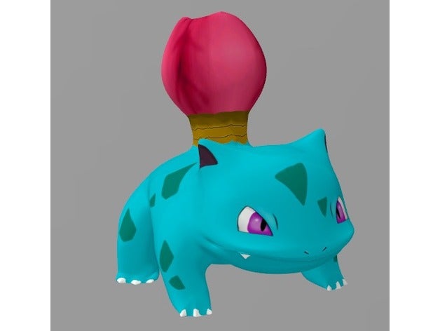 pokemon ivysaur criaturas coleção a figura brinquedo 3D print model - Mito3D