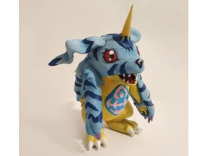 gabumon - digimon models creature playstation video game games 3d print model - Mito3D