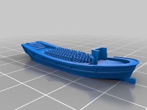 ijn daihatsu class landing craft 1 300 vehicles boat cruel seas wargaming 3d print model - Mito3D