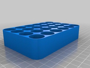 my customized customizer - battery organizer holder container box storage tray organization 3d print model - Mito3D