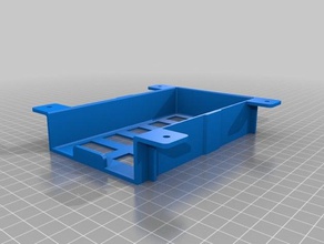 externe hdd-Gehäuse unter dem Tisch computer hdd mounten ssd-mount 3d print model - Mito3D