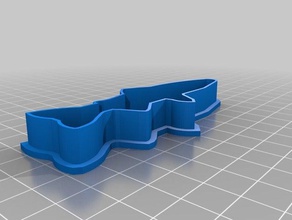 Forelle cookiecutter ader Seite Küche und Esszimmer cookie cutter 3d print model - Mito3D