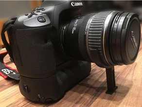 canon eos lens holder cameras battery grip camera anycubic i3 mega dslr halterung pla standfuss 3d print model - Mito3D