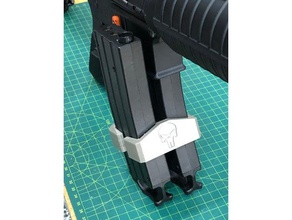 double magazine clamp - suits jinming gen 9 m4a1 toy & game accessories 3d print model - Mito3D