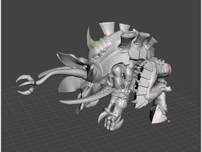 haruspexhomebru yaratıklar tyranid tyranids 3d print model - Mito3D