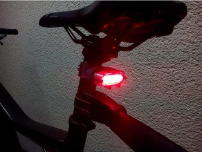 generic bike backlight holder sport & outdoors bicycle light mount led 3d print model - Mito3D