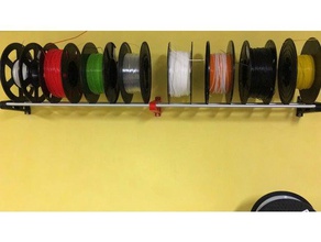 filament wall shelf 3d printer accessories holder spool 3d print model - Mito3D