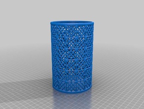 brush pot 01 containers desk tidy painting wargames 3d print model - Mito3D