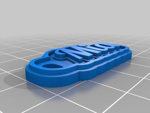 mia keychains customized 3d print model - Mito3D