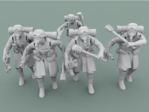 legião de metal tropas assalto brinquedo & acessórios para jogos 40k astra militarum guarda imperial warhammer40k warhammer wh40k 3d print model - Mito3D