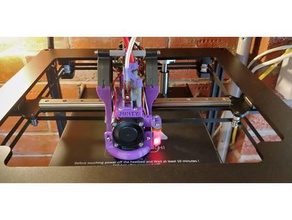 zwei Bäume Saphir s e3d v6 pikant flink montieren 3d-Drucker-Extrudern e3dv6 e3d-v6 adapter extruder Saphir-en flinker twotrees 3d print model - Mito3D