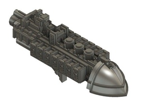 imperial system ship toys & games battlefleet gothic bfg 3d print model - Mito3D