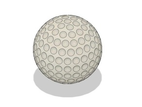 golf ball sport & outdoors aneta8 ender3 golfball sports 3d print model - Mito3D