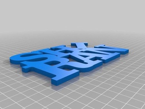 mon personnalisés variable mot sculpture plus d'options les signes et logos personnalisé 3d print model - Mito3D
