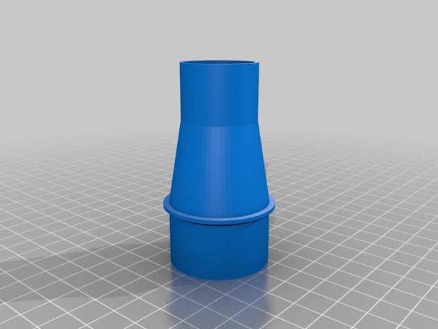 ryobi sander 245mm id hose adapter parts customized 3D print model - Mito3D