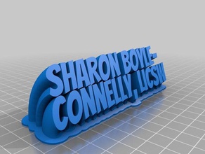 sharon 3 office customized 3d print model - Mito3D