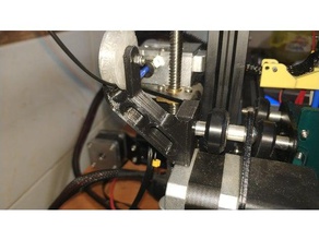 ender 3 filament guide bulldog extruder 3d printer accessories 3d print model - Mito3D