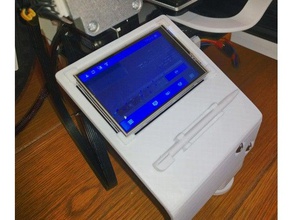 waveshare touchscreen holder insert ender 3 raspberrypi 3d printer accessories raspberry pi 3d print model - Mito3D