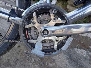 shimano deore lx kettenschutz sport & im freien Fahrrad Kette mountainbike mtb ring 3d print model - Mito3D