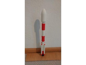 pslv rocket vehicles isro space spaceship 3d print model - Mito3D