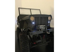 grill mb jeep r c i veicoli 3d print model - Mito3D