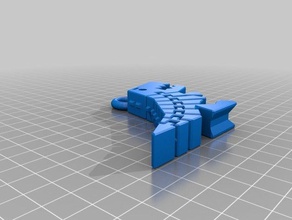 rex keychain mechanical toys 3d print model - Mito3D
