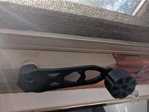 skylight crank handle replacement parts hand window 3d print model - Mito3D