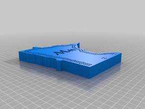 minnesota cribbage consiglio giochi 3d print model - Mito3D