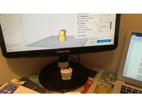 samsung monitor extension 3d print model - Mito3D