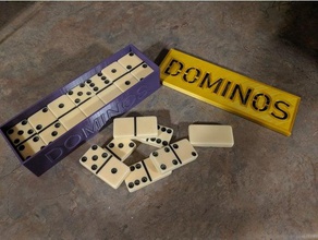 domino caja juguetes y accesorios de juego 3d print model - Mito3D