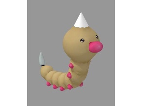 pokemon weedle creatures anime collection figure 3d print model - Mito3D