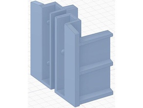 kelvinator refrigerator shelf brackets replacement parts 3d print model - Mito3D