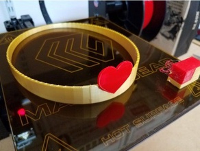 heart crown costume children childrens toy crowns dress up dual dualstrusion extruder extrusion kids toys princess 3d print model - Mito3D