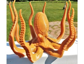 tentacoli di una piovra 8 straight up - design divertente easy print animali kraken gambe monster oceano il polpo acqua salata spaventoso mostro marino creatura del mare tentacolo 3d print model - Mito3D